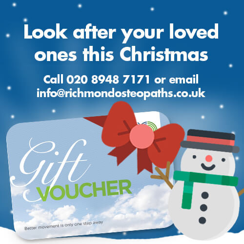 It’s Christmas at Richmond Osteopaths – December Newsletter