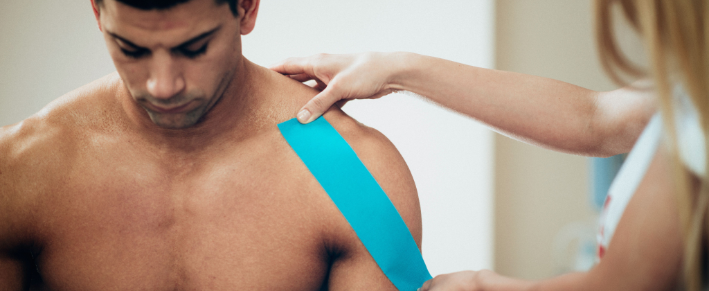 Sports injury taping Sports injury taping