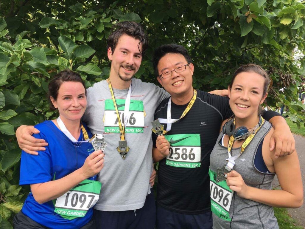 Richmond Running Festival - the Richmond Osteopaths team